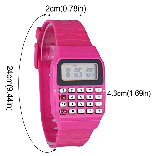 Reloj-electronico-de-silicona-con-calculadora-de-muneca-multihora-para-hombre-con-fecha-blanco-talla-unica