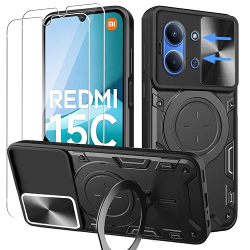 Coque Xiaomi Redmi 15C tpu pc rigide anti-choc et films écran transparents