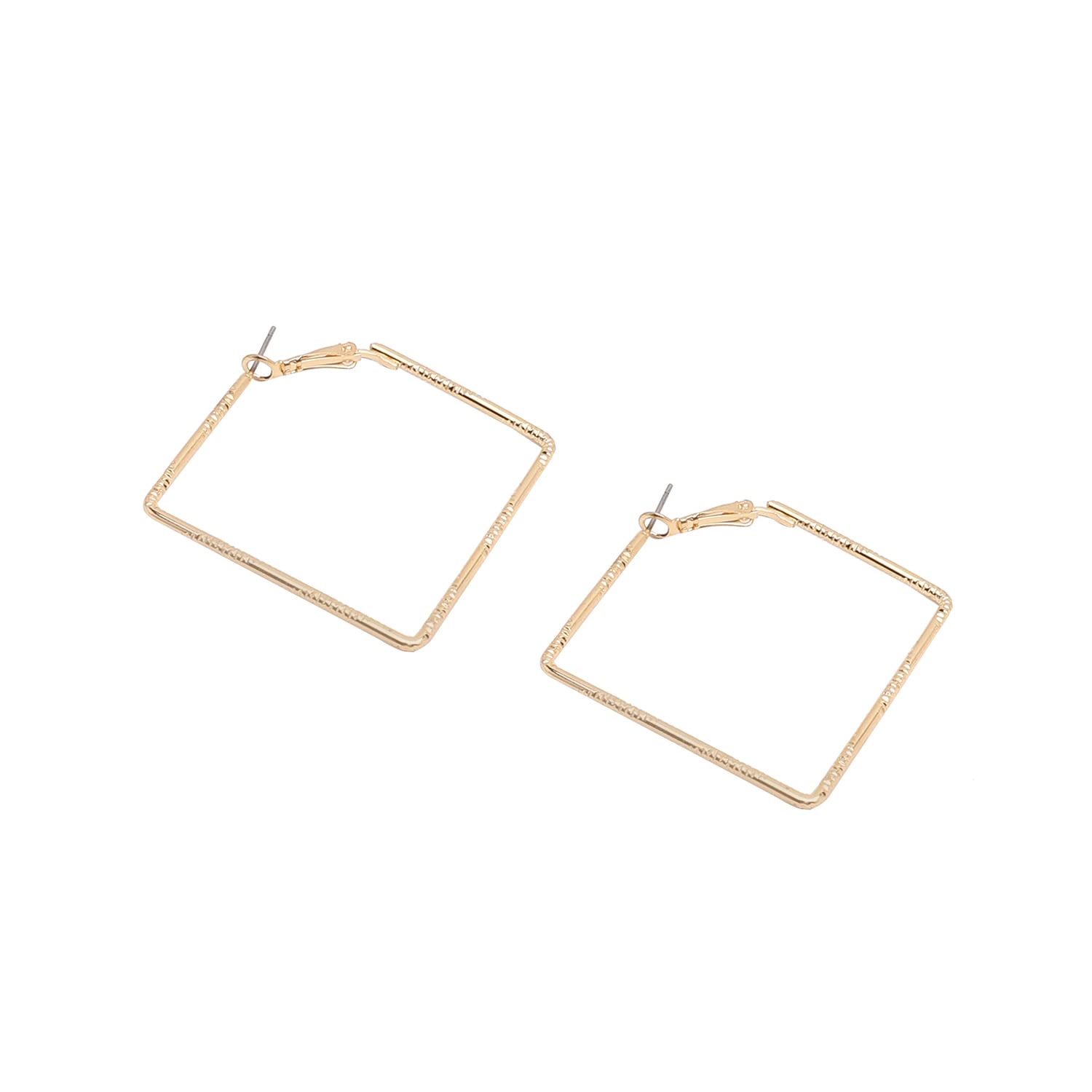 SOHI Gold Plated Hoop Earrings for women and girls, fashion jewellery for women, fancy earrings for women, Light weight, Aesthetic, Snap Closure (6664) (B0BR12XLF5) Amazon Price History, Amazon Price Tracker