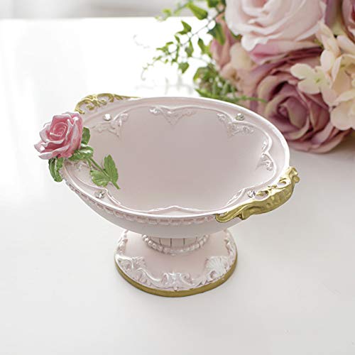 Amazon | ローズアクセサリートレイ ピンク 薔薇 トレイ 小物入れ