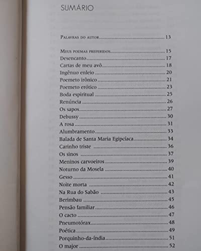 Meus poemas preferidos