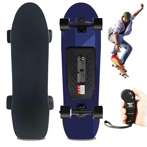 Elektro-Skateboards mit Fernbedienung, 24 km/15 mph bürstenloser Motor, 25 km Reichweite, 2h Schnellladung, 4-Gang-Steuerung, 150 kg Kapazität, Pro Electric Longboards Skateboards für Teenager