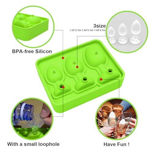 Molde Grande de Silicona para Cubos de Hielo miniatura 2