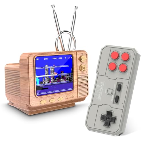 Retro Handheld Game Console - GV300S 42 JALECO+168 Classic Games Mini TV Style with 3.0 Inch IPS Screen, Save Search, Support 2-Player & Dual Console Type-C Link