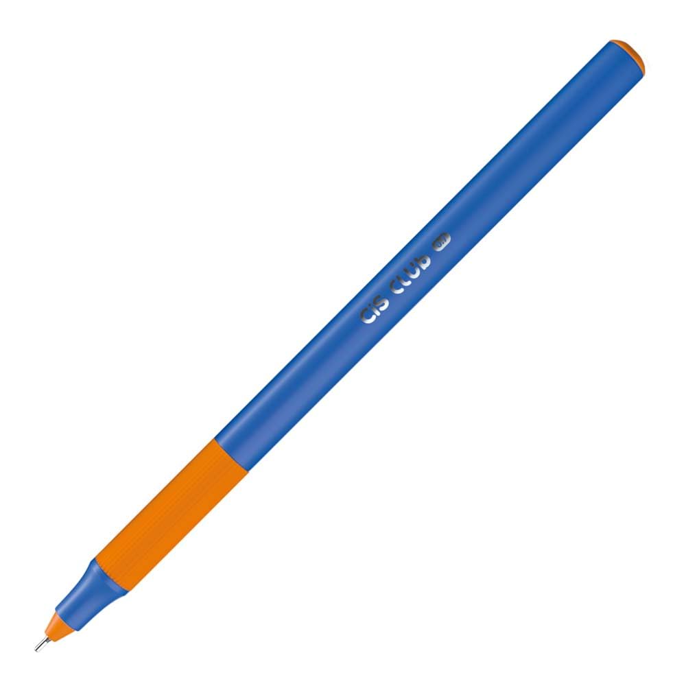 CIS Club Caneta Esferográfica - 0.7mm - Azul - Caixa com 12