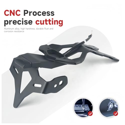 Support plaque immatriculation arrière moto Suzuki GSX-S1000GT queue courte