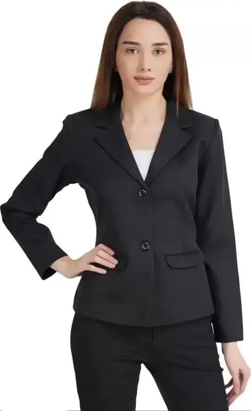 maykr Black Blazer for Women,Casual Blazer.4-picture-50