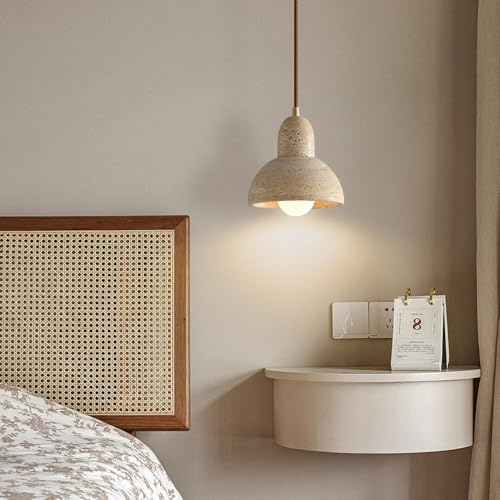 Lustre en marbre véritable style nordique avec douille vis E27 - 3