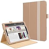 Innen mit Halterungen für underschiedlichen Karten z.B. Businesskarten, Bank Karten, SD Digitalkarten,SM Karten. Mit elastitcher Handschlaufe, halten Sie Ihr Tablet fest und entspannt.