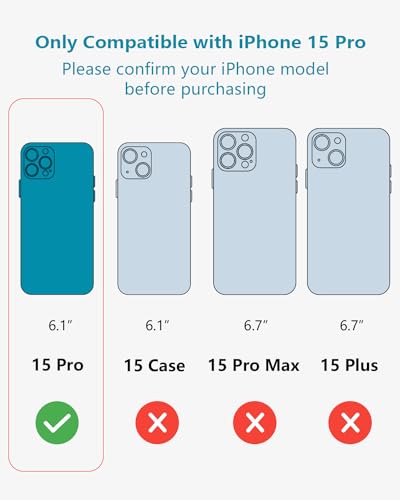 Coque iPhone 15 Pro motif floral de prairie Scorpify