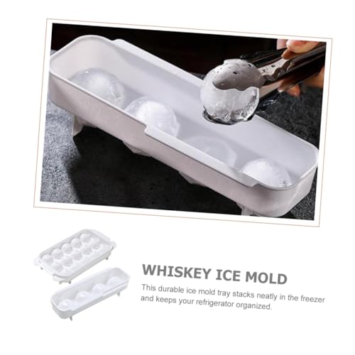 Molde para hielo en bola 2 piezas con tapas miniatura 7