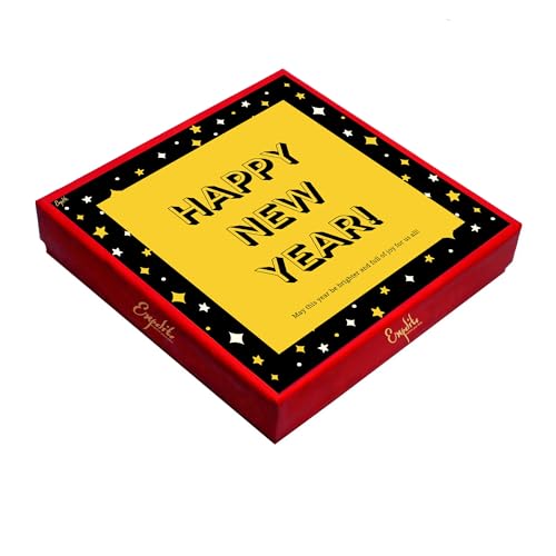 Image of Expelite Happy New Year Chocolate Gift for Kids -25 Pc Happy New Year Gift for Employees Clients Customers