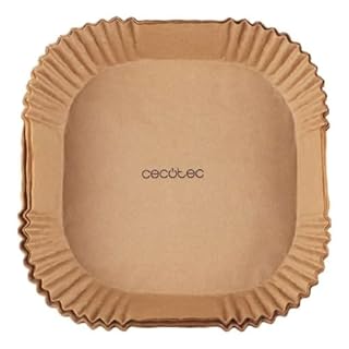 Cecotec Accessori di carta per friggitrice ad aria senza olio Cecofry Paper Pack. Molteplici applicazioni, 150 Pezzi,. Materiale sicuro e sostenibile, migliore pulizia, facile da usare