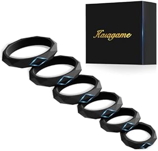 Adult Sex Toys 6 Sizes Penis Ring Silicone Cock Rings for Men Erection Sex Aids, Cockring Pleasure Ring for Men Sex Toys4mens Male Sex Toys Cock Sexual Stimulation Device, Sexual Ring