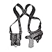 Aker Leather 107 FlatSider XR7 Shoulder Holster, Sig Sauer P220/226, Black