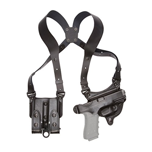 Aker Leather 107 FlatSider XR7 Shoulder Holster, Glock 26/27, Black Aker Leather 107 FlatSider XR7 Shoulder Holster, Glock 26/27, Black