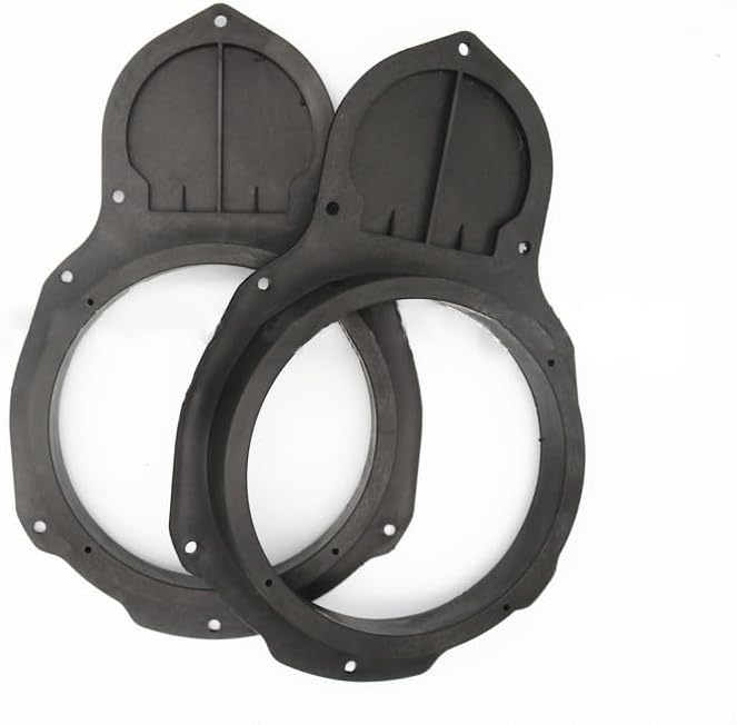 1 Pair 2010-18 CC Front Door Car Speaker Mounting Spacer Adaptor Rings Bracket 6.5 inch