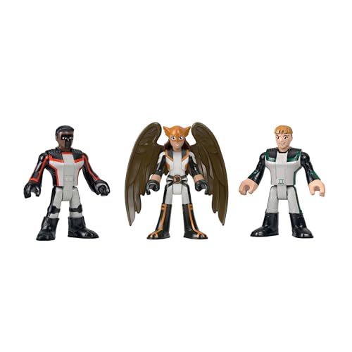 Fisher-Price Imaginext Multipack de figuras de acción de Superman, 6 personajes de 7,6cm, conjunto coleccionable con Krypto y Kaiju, JDL09