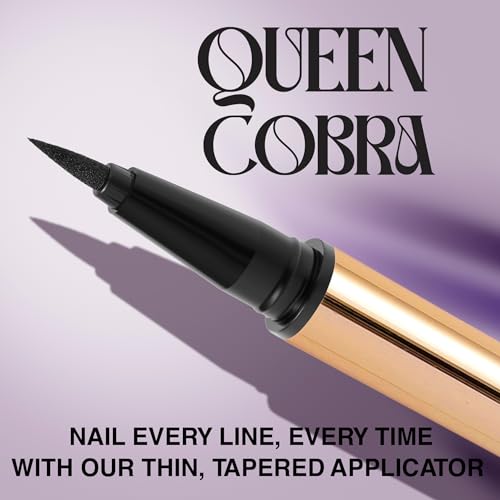 Selestia Beauty Liquid Eyeliner Pen Queen Cobra - Long-Lasting & Waterproof Eyeliner Pencil - Black Eyeliner Liquid Liner For All Day Wear thumb #4