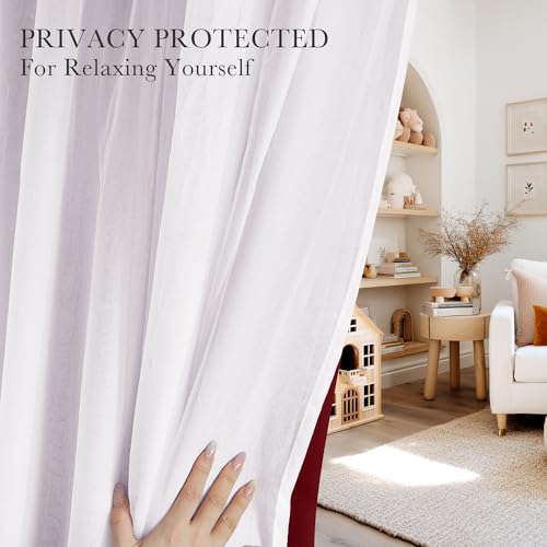 Image of PONY DANCE Bedroom Curtains Decorative, 52 by 84 inches, Red, Set of 2