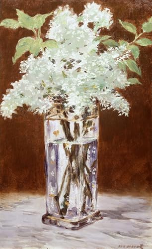 Impression tableaux peinture sur toile fleur lilas Manet déco chambre 60x90cm