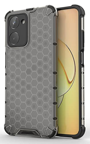 Image of Glasgow Back Case Cover Designed for [ Realme 10 4G ] (Stylish Look | Shock Proof) - Black