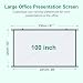 Projection Screen black backing16: 9 hanging Projector Screen 100