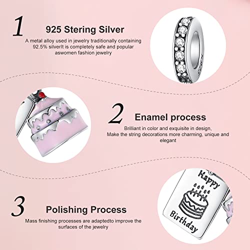 925 Sterling Silver Charms for Bracelets Necklaces I LOVE YOU Travel Passport Butterfly Graduation Shoe Shaped Charm Beads DIY Pendant Jewelry for Women Mom4