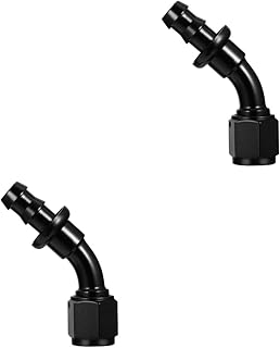 Wakauto Conector Invertido De Tubulação 2 Peças Adaptador De Extremidade De Mangueira An-6 Encaixe Na Extremidade Da Mangueira Acessórios Para Carro Encaixe De Mangueira De Óleo