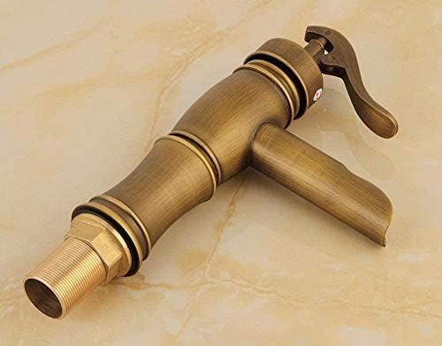 Robinet de salle de bain cascade avec mitigeur rétro en laiton robuste