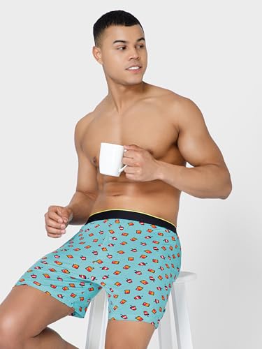 Image of Bummer Micro Modal Boxer Shorts for Men - Ultra Soft & Breathable, 3 Times Softer Than Cotton, Anti-Bacterial, Stretchable for Ultimate Comfort & Style, Pack of 1 (A Shark Tank Product)