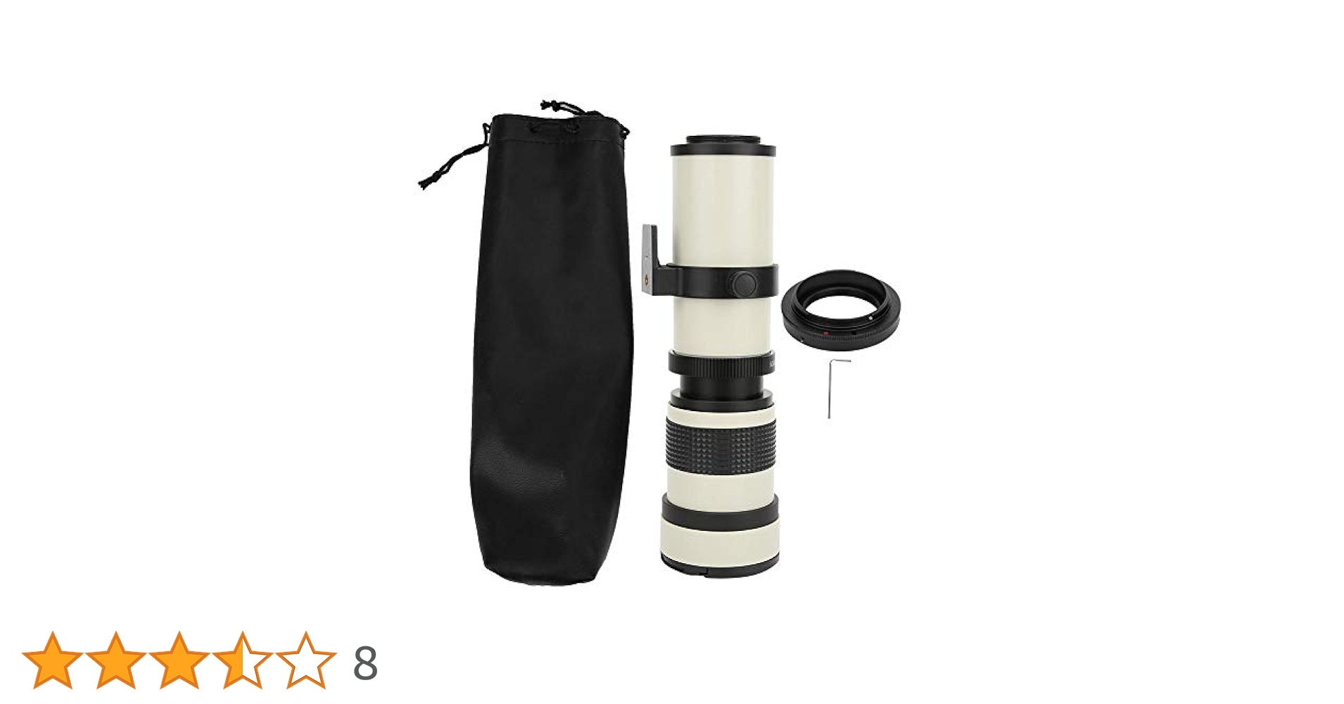 Amazon | 望遠鏡望遠レンズ、白420-800mm開口F/8.3-16フル