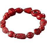 topcrystal feng shui ricchezza bracciale rosso cinabro bracciale soldi borsa charm pixiu drago bracciale buona fortuna amuleto bracciale donne uomini talismano chakra bracciale cristallo quarzo