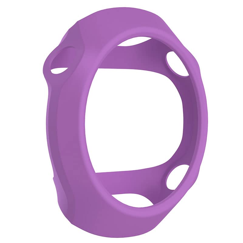 Garmin Forerunner 610 coque silicone violette étui protection