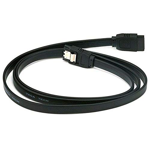Cable de datos SATA 3.0 III 36 pulgadas negro