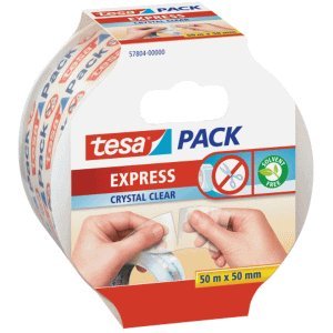 Preisvergleich Produktbild tesa 6 x Packband tesapack Express Crystal Clear 50mx50mm