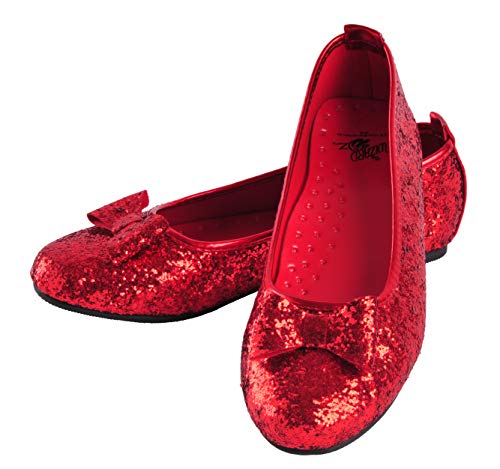 Rubies Wizard of Oz: Dorothy Costume Shoes for Adults, Women's Medium Red