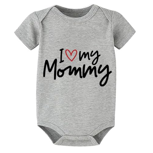 I Love My Mommy Baby Clothes Short Sleeve Baby Boy Bodysuit Inant Baby Girl Romper