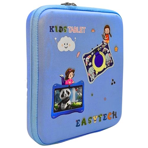 Tablet Infantil E13 Tela 7" 12GB + 2GB RAM, Wi-Fi, Bluetooth e 5G com Case Silicone, Canetinha Touch e Alça de Transporte (Azul) - Imagem 7