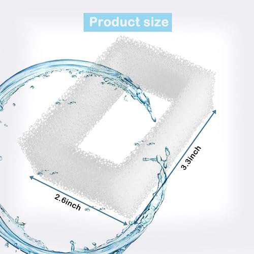Filtros de espuma para fuente de agua para gatos Delapan 12 unidades miniatura 5