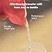 Frida Mom Breastmilk Storage Bags, 50ct Splitstash Freeze & Thaw Milk Bags for Breastmilk, Splits Bag into Two 2oz Portions, Leakproof Seal, Perfect Pour Spout, No Slip Finger Grip, BPA Free, 4oz Bag