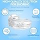 Zikenis Schnarchstopper,Anti Schnarch Mundstück,Effektiv Aufbissschienen,Anti Snoring Splint Against, Beißschiene Nacht Gegen Zähneknirschen und Schnarchen,for All Mouth Types,für Männer Frauen