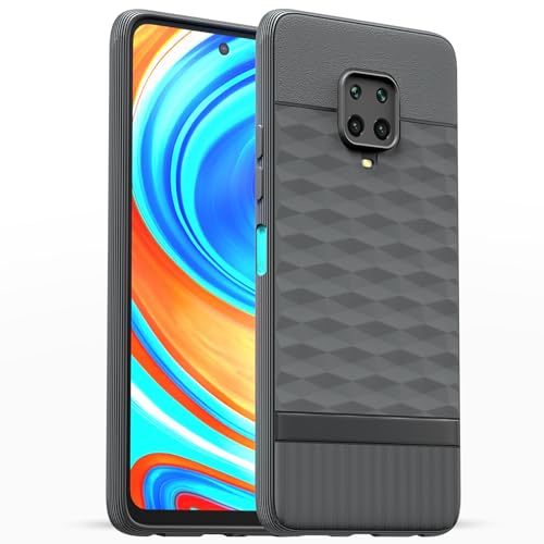 Image of Outlouders Back Cover for Redmi Note 10 Lite /Redmi Note 9 Pro /Note 9 Pro Max | TPU Soft Flexible Shockproof | Full Camera Protection Back Case (Grey)