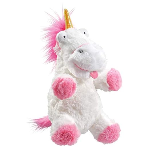 Schmidt Spiele Despicable Me/Minions Peluche Fluffy Licorne 26 cm, 42739, Multicolore