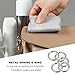 RDEXP Heavy Duty Silver Metal O Ring Buckle for Purses Bags Backpack Straps Set of 20