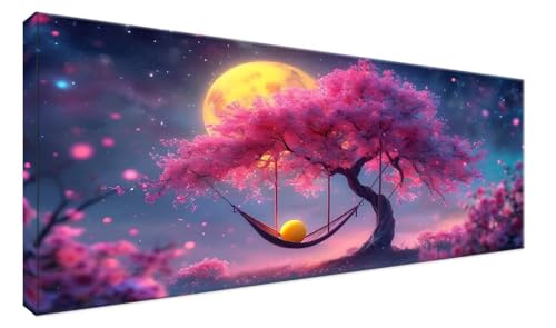 Broderie diamant lune cristal 5D | Peinture diamant grand format 50x100cm premium