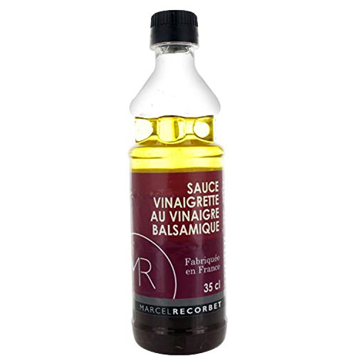 Salsa vinagreta de vinagre balsámico, fabricada en Francia, MR – Botella de 350 ml