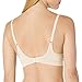 Amazon Brand - Mae Women's Plunge Bralette with Lace Neckline (for A-C cups), Ivory Cream, Large
