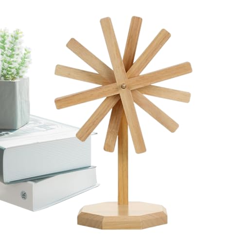 Posavasos de madera con forma de molino de viento, protección contra el calor, posavasos decorativos de cocina, para tazas, ollas, sartenes, utensilios de cocina, hogar