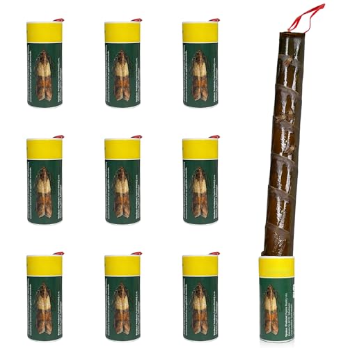 Repulseo Trampas para polillas alimentarias con feromonas Made in UE, antipolillas, pegamento de calidad profesional, contra polilla de granos, piral frutos secos, cocina despensa [natural y sin